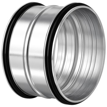 Verbindungsstück Doppellippendichtung Aluminium